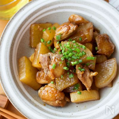 『甘辛鶏大根』照りうま♡ご飯がススム！お弁当にも☆