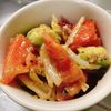 甘味好きのたぬきの作ってみた!投稿(【味付け1つ旨だしマリネ】トマト・アボカド・玉ねぎ)