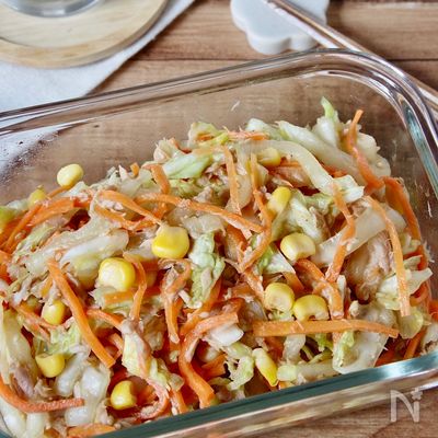 副菜におすすめ！白菜とツナの中華風サラダ