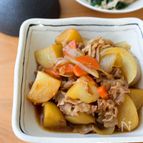 『基本の肉じゃが』無水調理でこっくり甘辛♪