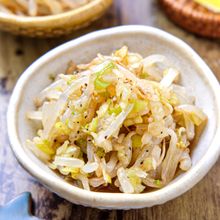 【もやしのねぎ塩ナムル】もやしで節約副菜！おつまみにも◎
