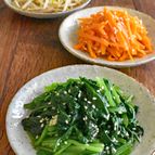 レンジでお手軽！お好み野菜でだしナムル