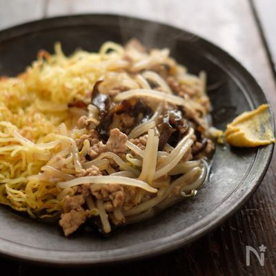 もやしあんかけ焼きそば