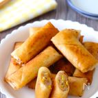 【鶏ひきととうもろこしの味付き春巻】子供も大好き♪めちゃ旨！