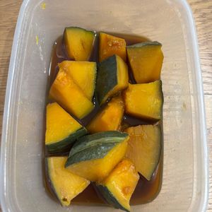 はなふぅの作ってみた!投稿(【ほくほく！かぼちゃの煮物】レンジで作り置きレシピ♪)