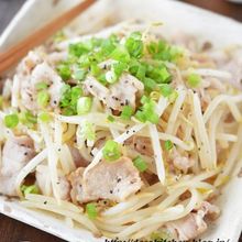 5分でできるスピード節約おかず「豚肉ともやしのぽん酢炒め」