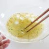 【パックのもずく酢で簡単】サッポロ一番の冷やし中華の工程3