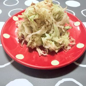 m★egの作ってみた!投稿(キャベツと生姜のうま塩サラダ【作り置き】)