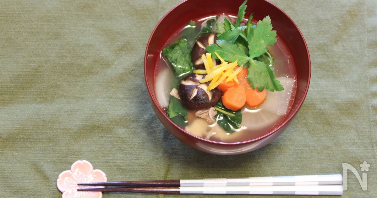 野菜たっぷりヘルシーお雑煮
