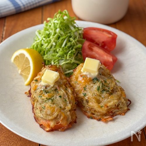 【鮭のポテトチーズ焼き】新じゃがたっぷり♪