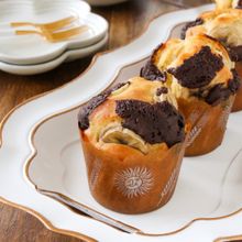 ＨＭで簡単♪バナナチョコマフィン