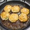 風味も美味しい「チキンごぼう柚子バーグ」の工程6