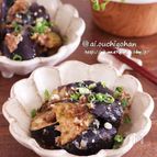 なすだけ！レンチン１発副菜＊なすの味噌煮風レンジ蒸し♡