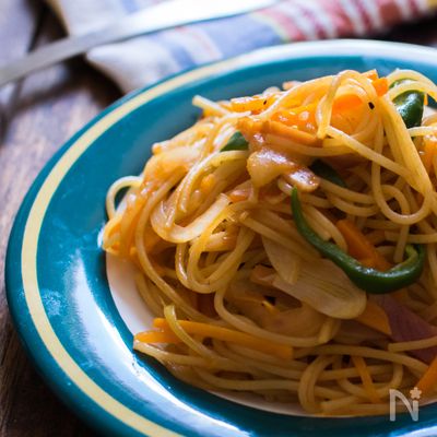ワンポットパスタ【ナポリタン】