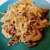 あやきょの作ってみた!投稿(【牛こま100gで2人分】牛肉と玉ねぎのガリバタ醤油)