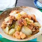 おいしさ際立つ！白菜と鶏肉のガリバタうま煮