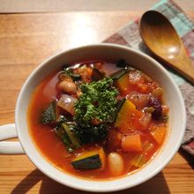 緑黄色野菜のミネストローネ