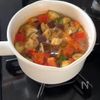 【夏野菜のさっぱりコンソメスープ】彩り鮮やか♪の工程3