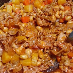 パーフェクトセルの作ってみた!投稿(ワンパン10分！【トマト缶不要☆ポークビーンズ】栄養満点！)