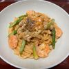 りんごの作ってみた!投稿(【えびとアスパラのクリームパスタ】牛乳で作るカフェ風パスタ♡)