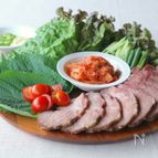 豚肉の低温ローストで作るポッサム