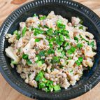 少ないごはんでも大満足！エリンギとニラのチャーハン