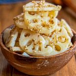 レンジでOK《蓮根だけ～♡腸活旨塩サラダ》