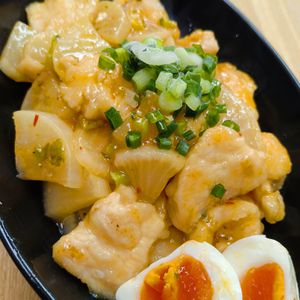 もんぶらん°・*:.。.☆の作ってみた!投稿(【ピリッとうま辛♩鶏むね大根のとろ照り煮】時短で味染み！)