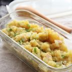 マヨネーズ不要のポテトサラダ（カレー風味）