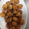 鶏皮坊主の作ってみた!投稿(タレ唐風で激うま【里芋の甘酢ごま絡め】)