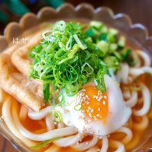 ひんやり♪簡単ネギたっぷり冷やしぶっかけうどん✨