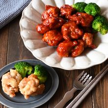 【とりわけ幼児食】ヤンニョムチキンと塩唐揚げ♩