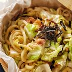 蒸籠で簡単！バタぽんうどん