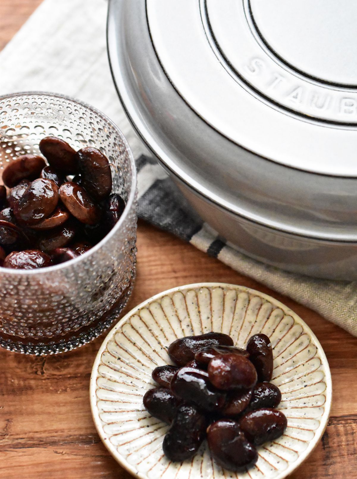 手作りが一番 また作って Staubde紫花豆のグラッセ レシピサイト Nadia ナディア プロの料理家のおいしいレシピ