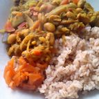 ＊リメイクレシピ＊　切干し大根のキーマカレー