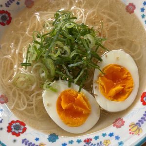 843565の作ってみた!投稿(ひんやり塩そうめん【茹でて混ぜるだけ！そうめんアレンジ】)