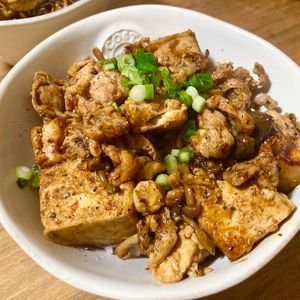 ゆかりの作ってみた!投稿(ごはんすすむ♡豚肉と焼き豆腐の甘辛肉豆腐)