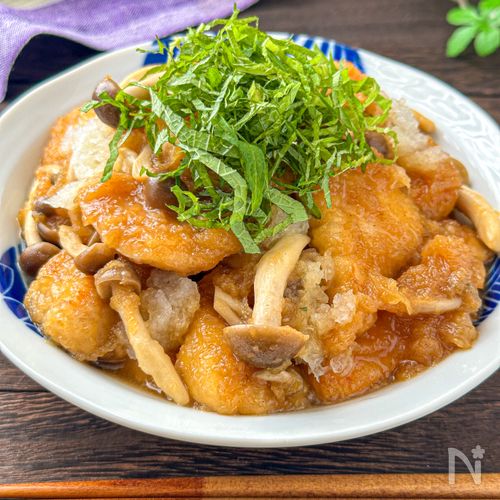 材料3つでご飯がすすむ♪【鶏むね肉のみぞれ煮】