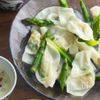 【新感覚】豆乳で食べる、アスパラえび雲呑