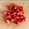 豚しゃぶとトマトのねぎポンサラダの工程1