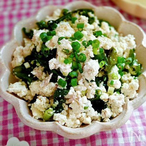 低脂質&高たんぱく♩わかめと豆腐のダイエット中華ナムル