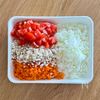 レンジにおまかせ♩お豆たっぷりキーマカレーの工程1