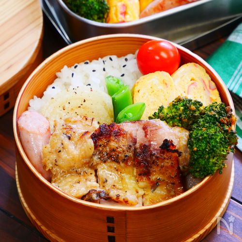 【朝ラク弁当】漬けて焼くだけ♪こんがりジューシー鶏ももグリル