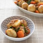 圧力鍋でほっこり♡じゃがいもの塩そぼろ煮