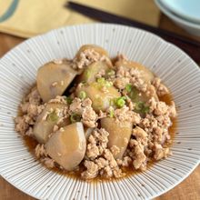 里芋と鶏ひき肉のそぼろ煮【ほっこりするおいしさ♪】