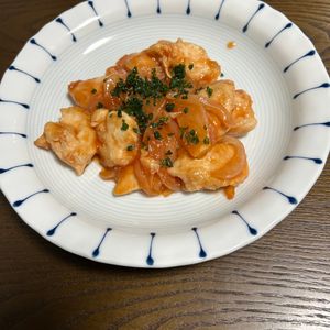 ダイエットママの作ってみた!投稿(節約おかず♪【玉ねぎの甘さ引き立つ♡鶏ささみチャップ♡】)