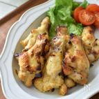漬けて焼くだけ♪手羽元でタンドリーチキン