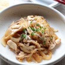 玉ねぎたっぷり！あっさり食べやすい豚の生姜焼き