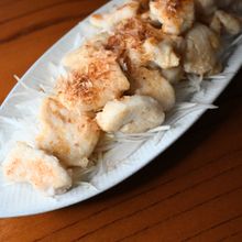 ごま油香る!新玉ねぎと鶏むね肉のおかかポン酢