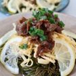 フライパンで作る瓦そば
